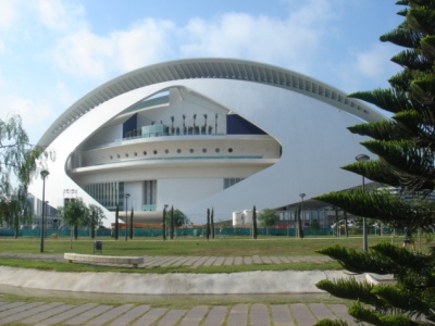 Il Palau de les Arts a Valencia