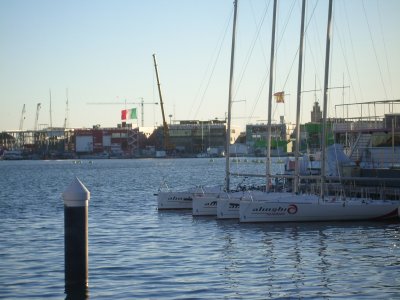 Imbarcazioni nel porto di Valencia