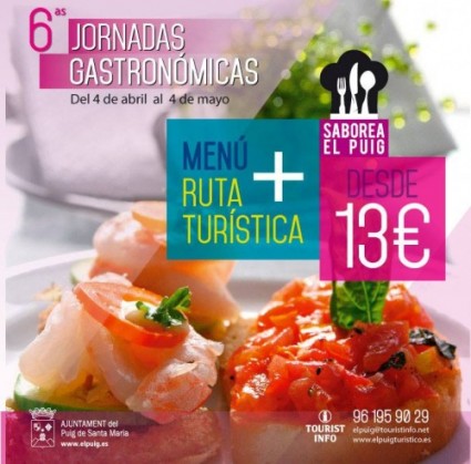 Locandina della Jornadas Gastronómica 2014 a El Puig