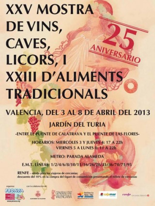 Mostra dei vini e dei prodotti alimentari a Valencia