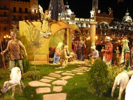 Presepe in Plaza del Ayuntamiento