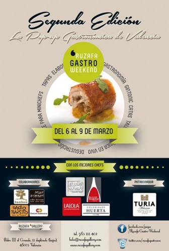 Locandina del Ruzafa Gastro Week, edizione 2014
