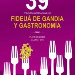 39° Concorso Internazionale di Fideuà a Gandia