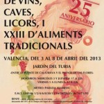 Mostra dei vini e degli alimenti tradizionali a Valencia