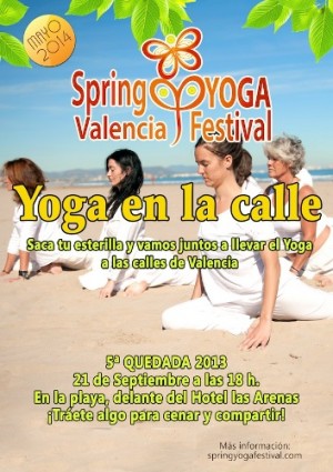 Yoga en la calle a Valencia