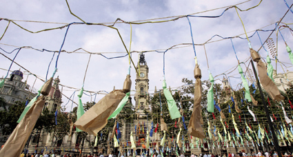 Mascletà a Valencia