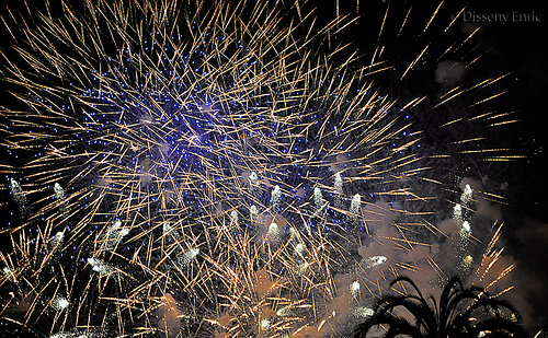 Nit del Foc durante Las Fallas di Valencia