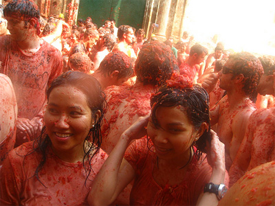 La Tomatina a Buñol