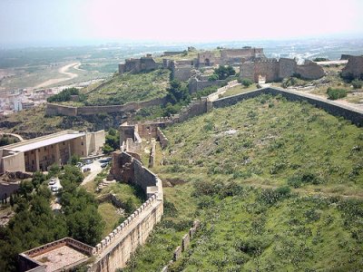 Veduta delle mura di Sagunto