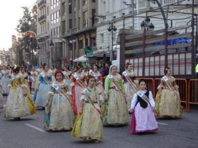 Processione durante Las Fallas